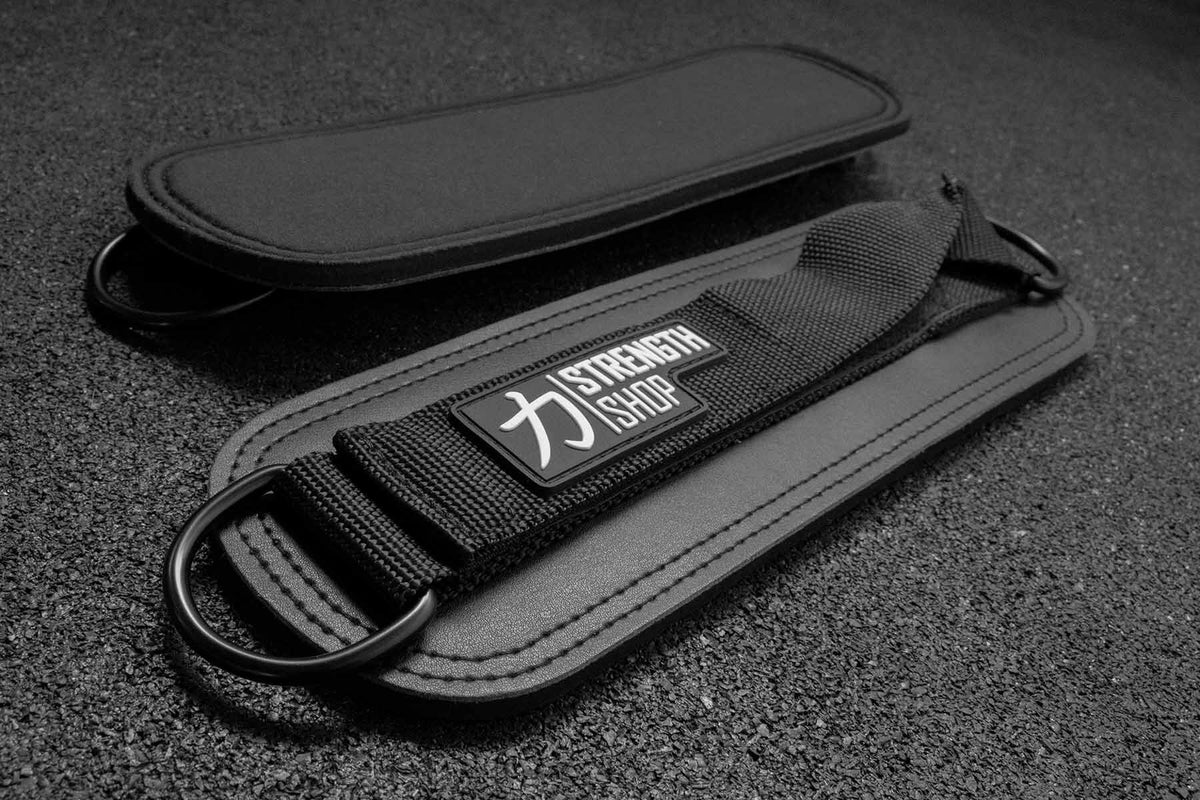 Padded Ankle Cuffs for Cable Kickbacks, Glute & Leg Training (Pair) - Strength Shop