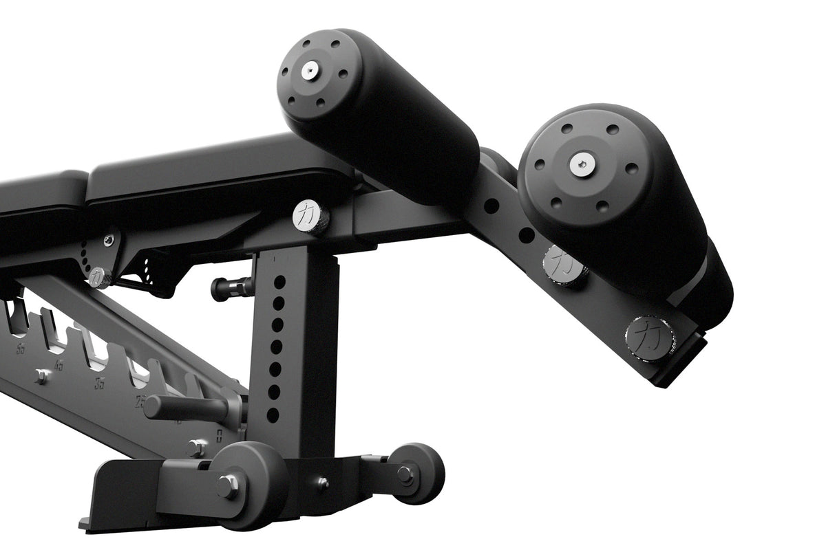 Riot FID Utility Bench 2.0 + Leg Roller | Adjustable Weight Bench Bundle
