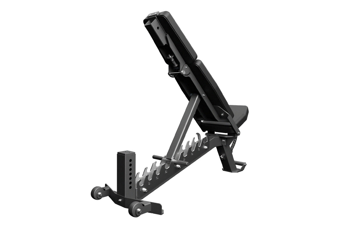 Riot FID Utility Bench 2.0 + Leg Roller | Adjustable Weight Bench Bundle