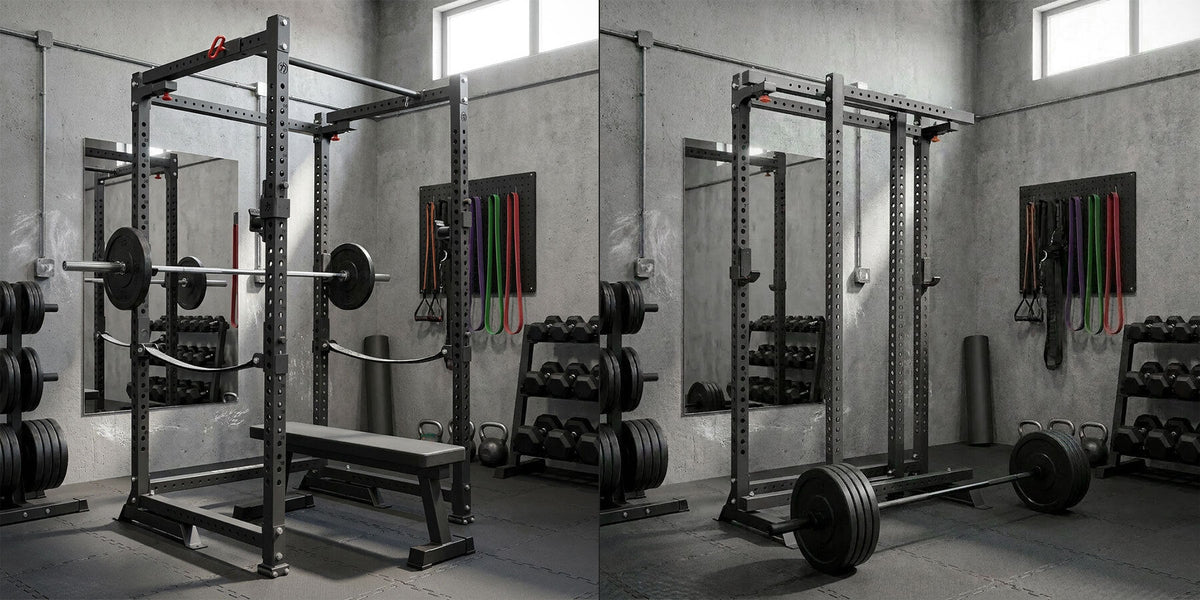 The Foldable Power Cage: How to Build a Home Gym in a Small Space