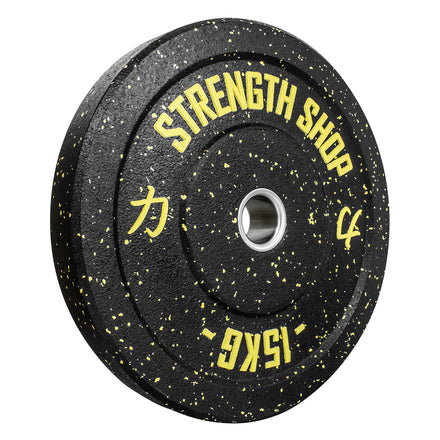 B-WARE Crumb Bumper Plates w/ Colour Coded Dots, 5kg-25kg or 150kg Set - Strength Shop