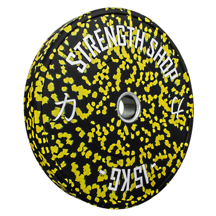 Fleck Rubber Bumper Plates – Colour Coded, 5kg-25kg or 150kg Set - Strength Shop