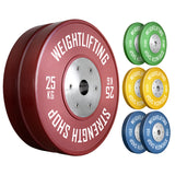 140KG Set - Competition Olympic Bumper Plates - Strength Shop
