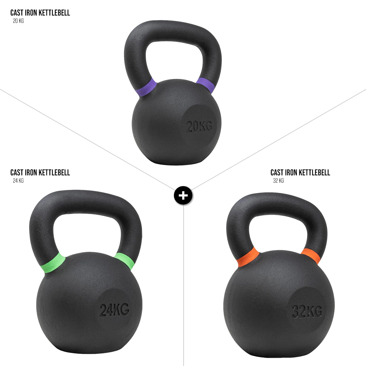 Strength Shop Cast Iron Kettlebell Sets - Strength Shop
