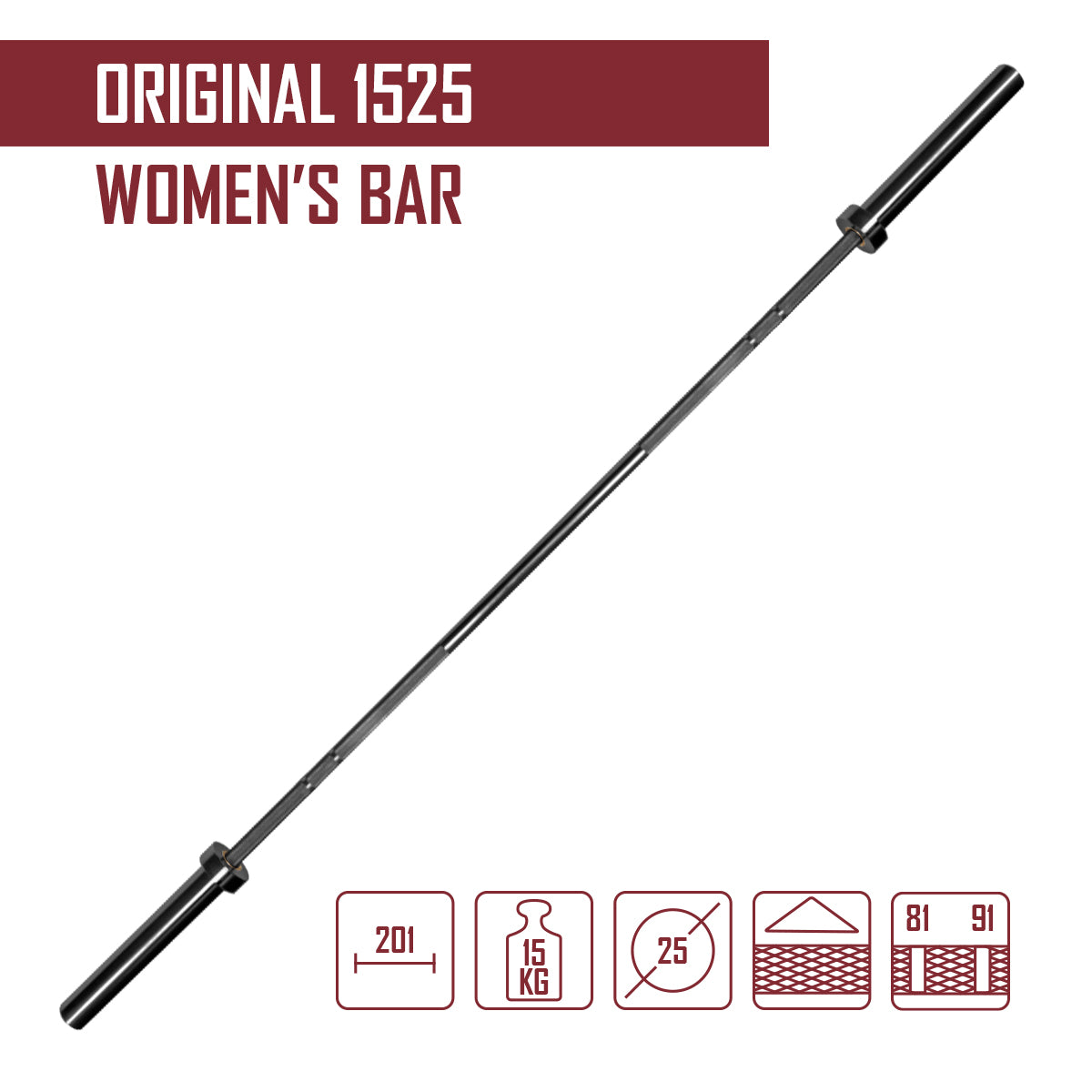 B-WARE Original 1525 Women's Bar - Strength Shop