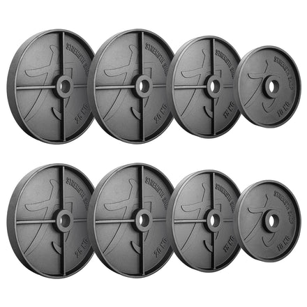 Deep Dish Cast Iron Plates, 1.25kg-25kg & Sets - Strength Shop