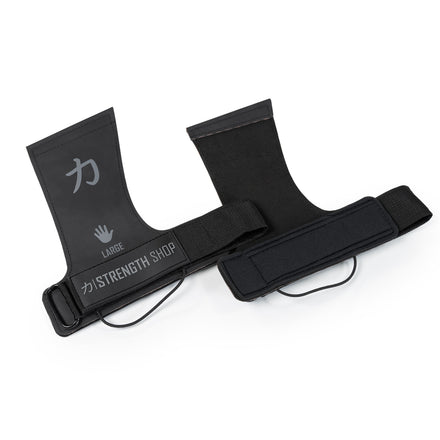 Kevlar Lifting Grips, Black - Strength Shop