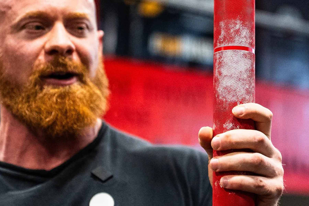 Original Texas Fat Axle Power Bar - 2" Axle - Red Cerakote - Strength Shop