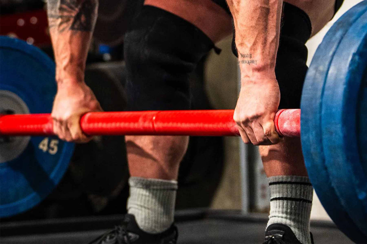 Original Texas Fat Axle Power Bar - 2" Axle - Red Cerakote - Strength Shop