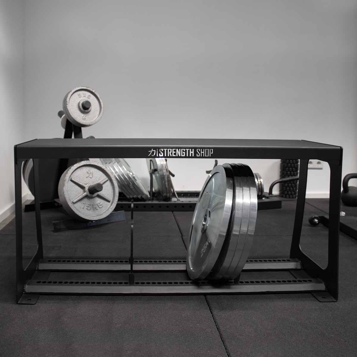 B-WARE Plate Storage Bench - Strength Shop