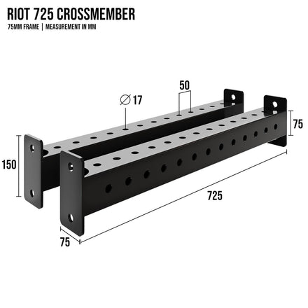 B-WARE Riot MRR 75 | Crossmembers - Strength Shop