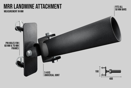B-WARE Landmine Attachment | Versatile 2-Axis Joint for MRR Racks - Strength Shop