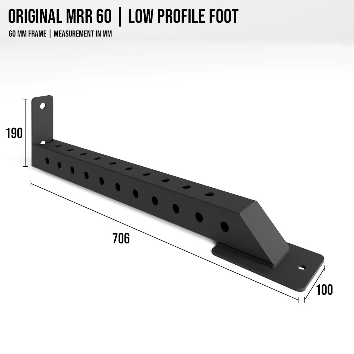 Original MRR 60 | Low Profile Foot - Strength Shop