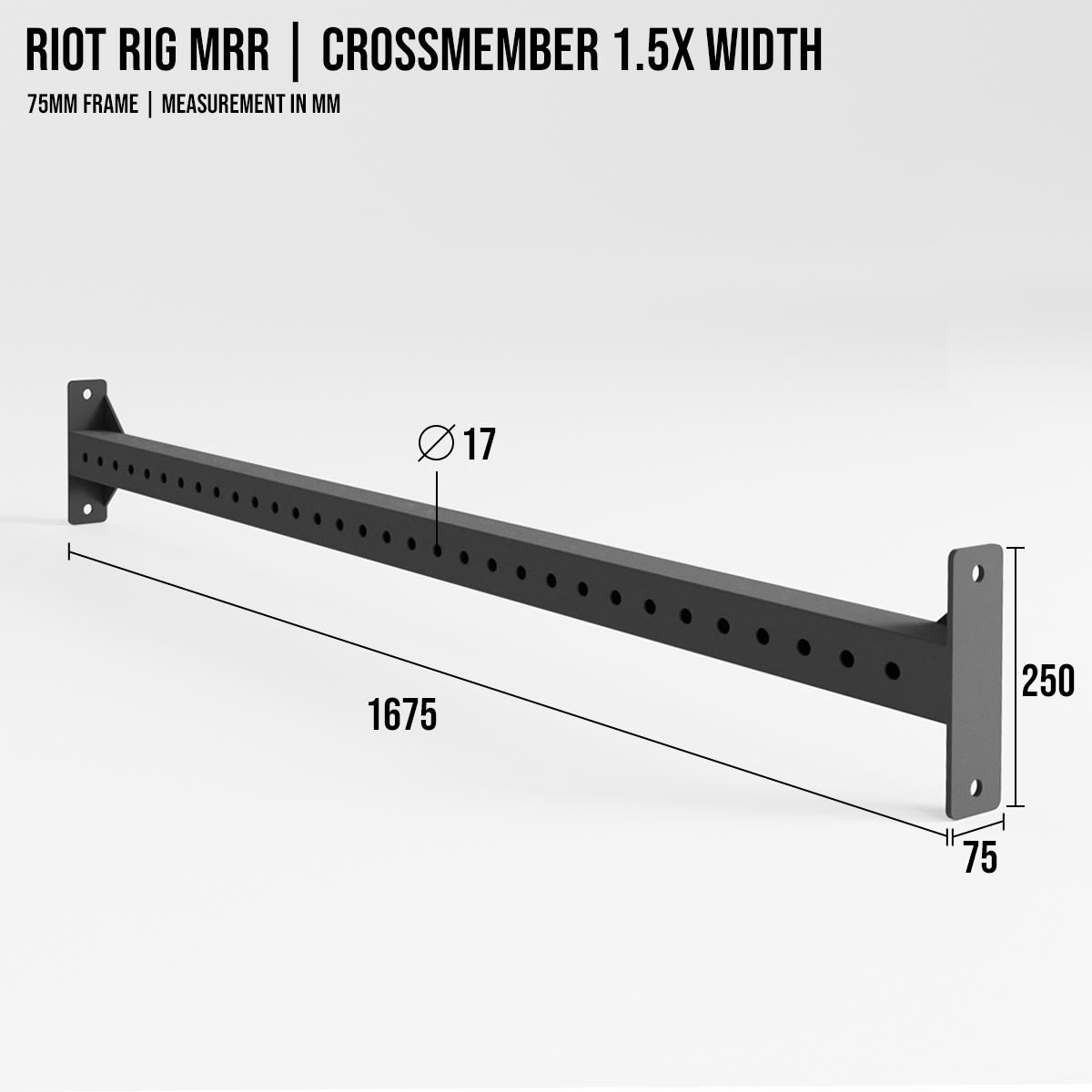 B-WARE Riot Rig MRR | Extended Crossmembers 1x / 1.5x / 2x - Strength Shop
