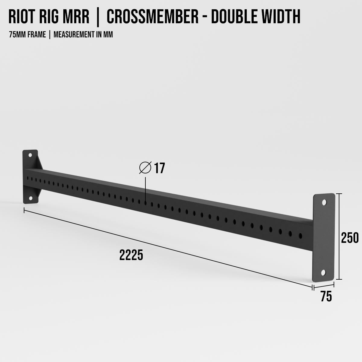 B-WARE Riot Rig MRR | Extended Crossmembers 1x / 1.5x / 2x - Strength Shop