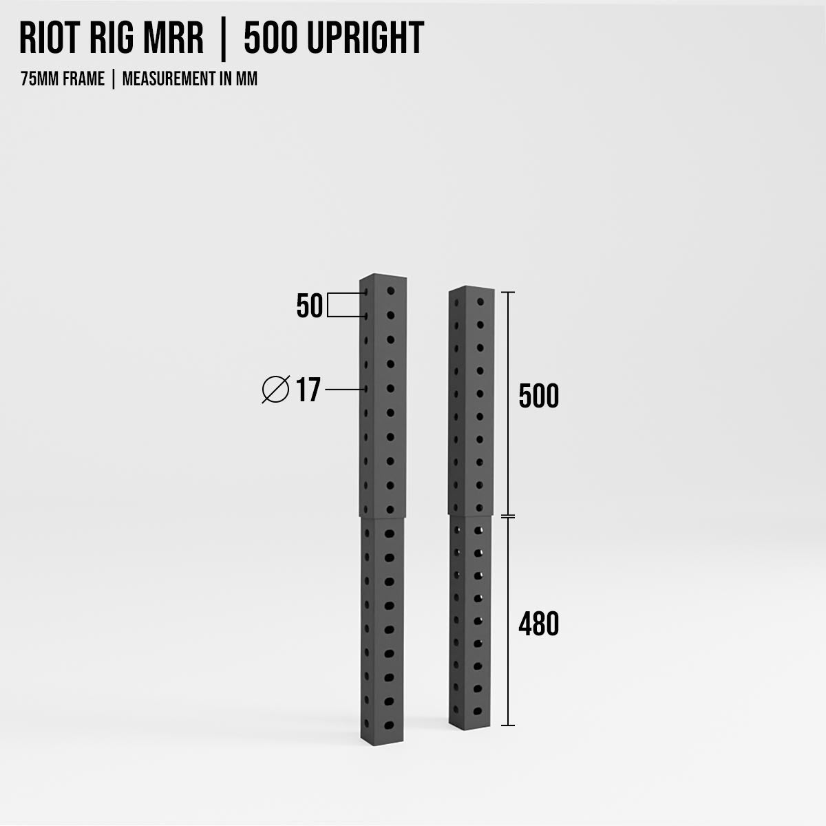 B-WARE Riot Rig MRR | Upright Extensions - Strength Shop