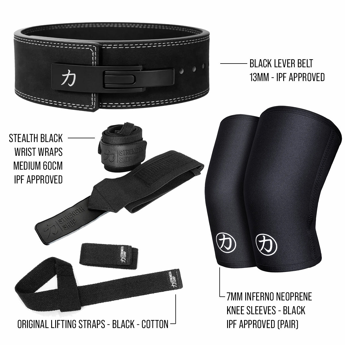 Ultimate Strength Kit - Black 13mm - Strength Shop