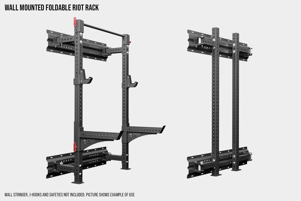 Riot MRR Wall-Mounted Foldable Rack - Strength Shop