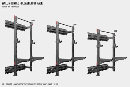 Riot MRR Wall-Mounted Foldable Rack - Strength Shop