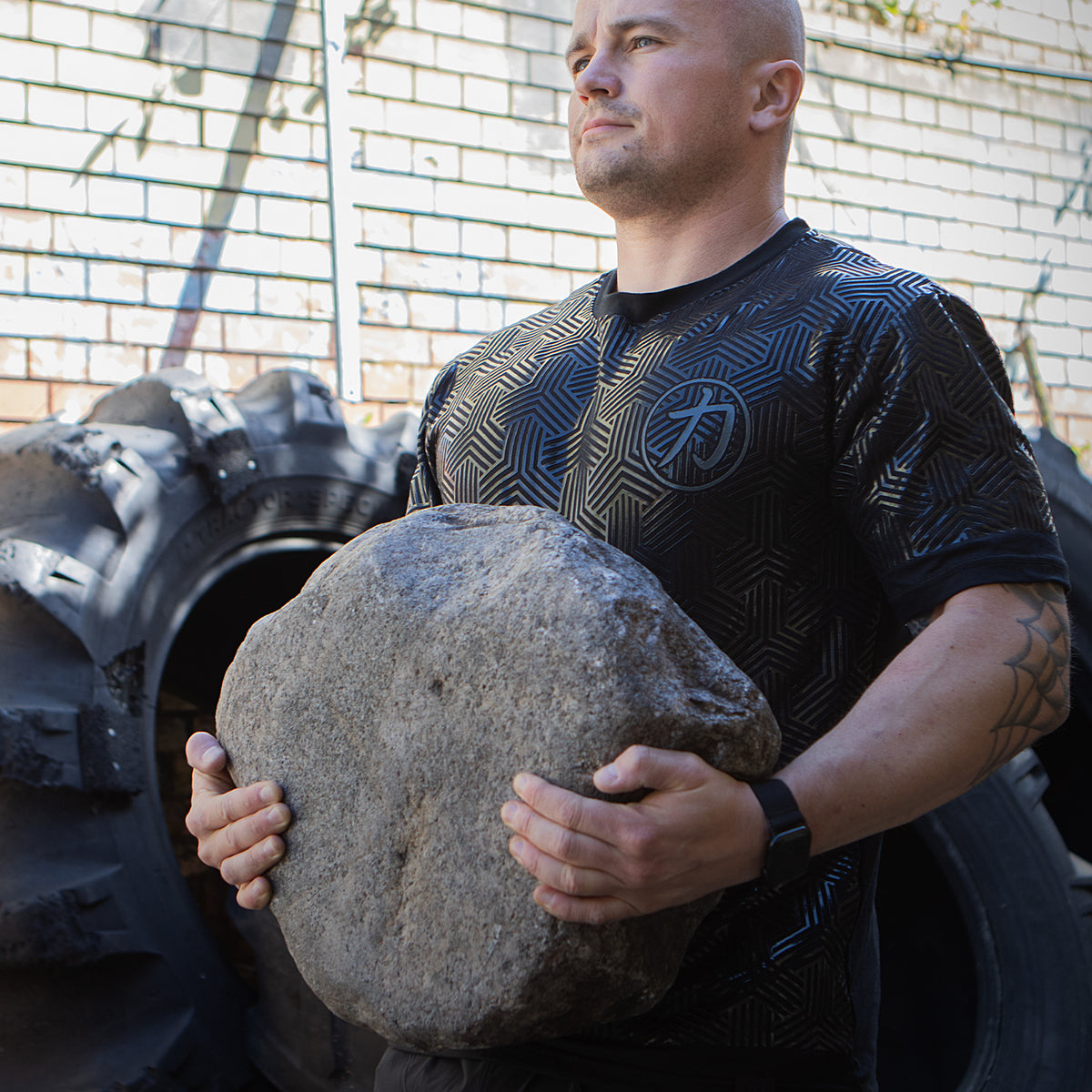 Strongman Grip Shirt, Black - Strength Shop