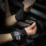 Black Wrist Wraps, Light - 30cm/60cm - Strength Shop