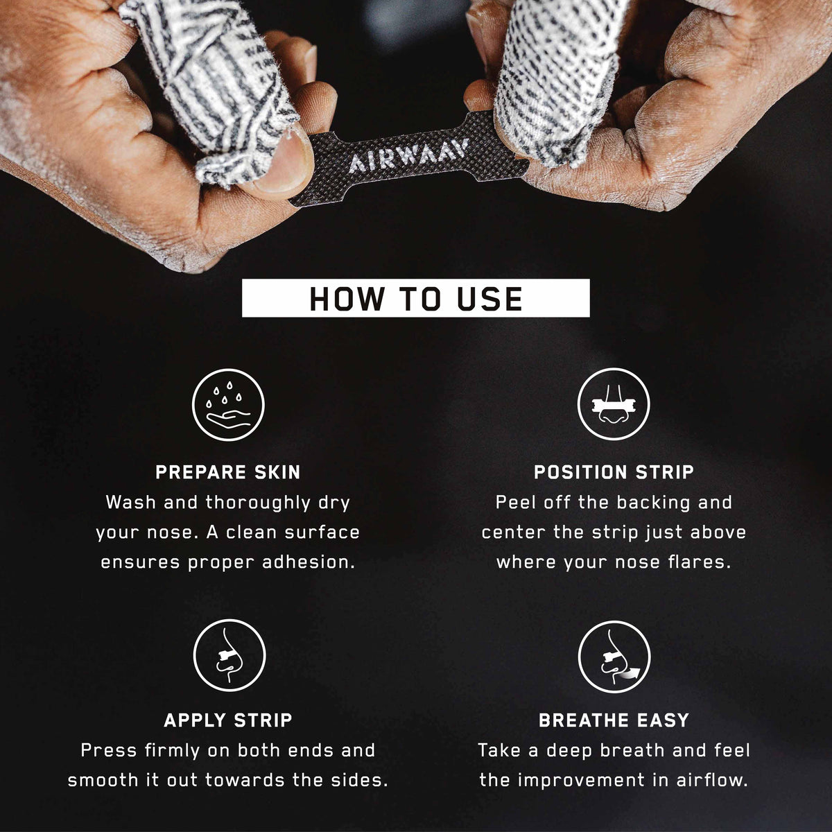 AIRWAAV Nasal Strips - Strength Shop