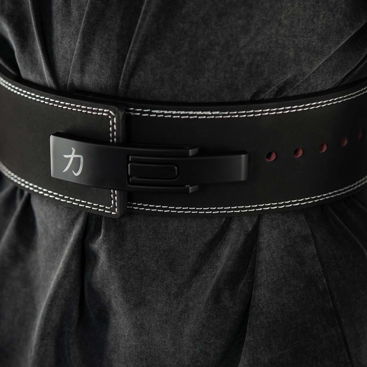Black Lever Belt, 10mm - IPF Approved - Strength Shop