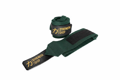 Vintage Green Wrist Wraps, Medium- 30cm/60cm