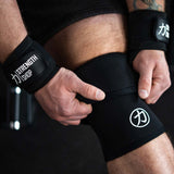 Medium Wrist Wraps, Black, 30CM/60CM - IPF Approved - Strength Shop