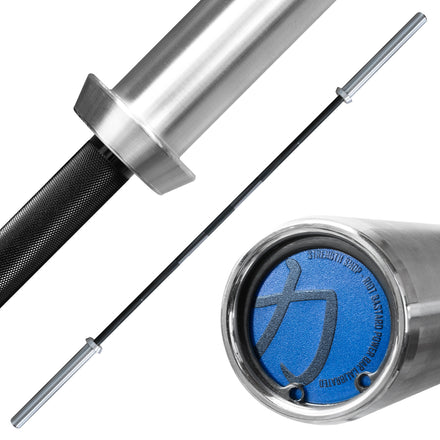 Riot Power Bar - Calibrated, 20 kg - Black Chrome - Strength Shop