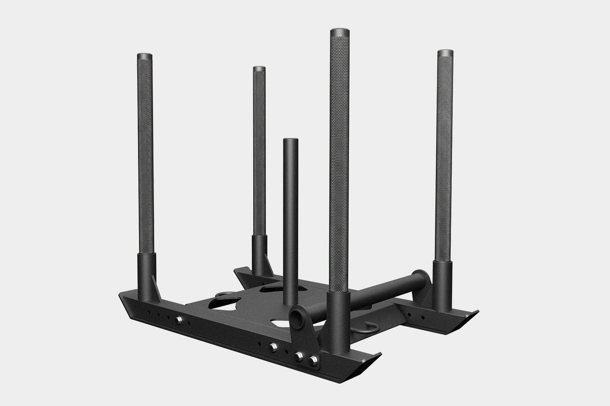 B-WARE 4-Pole Power Sled – Competition Push & Pull Sled - Strength Shop