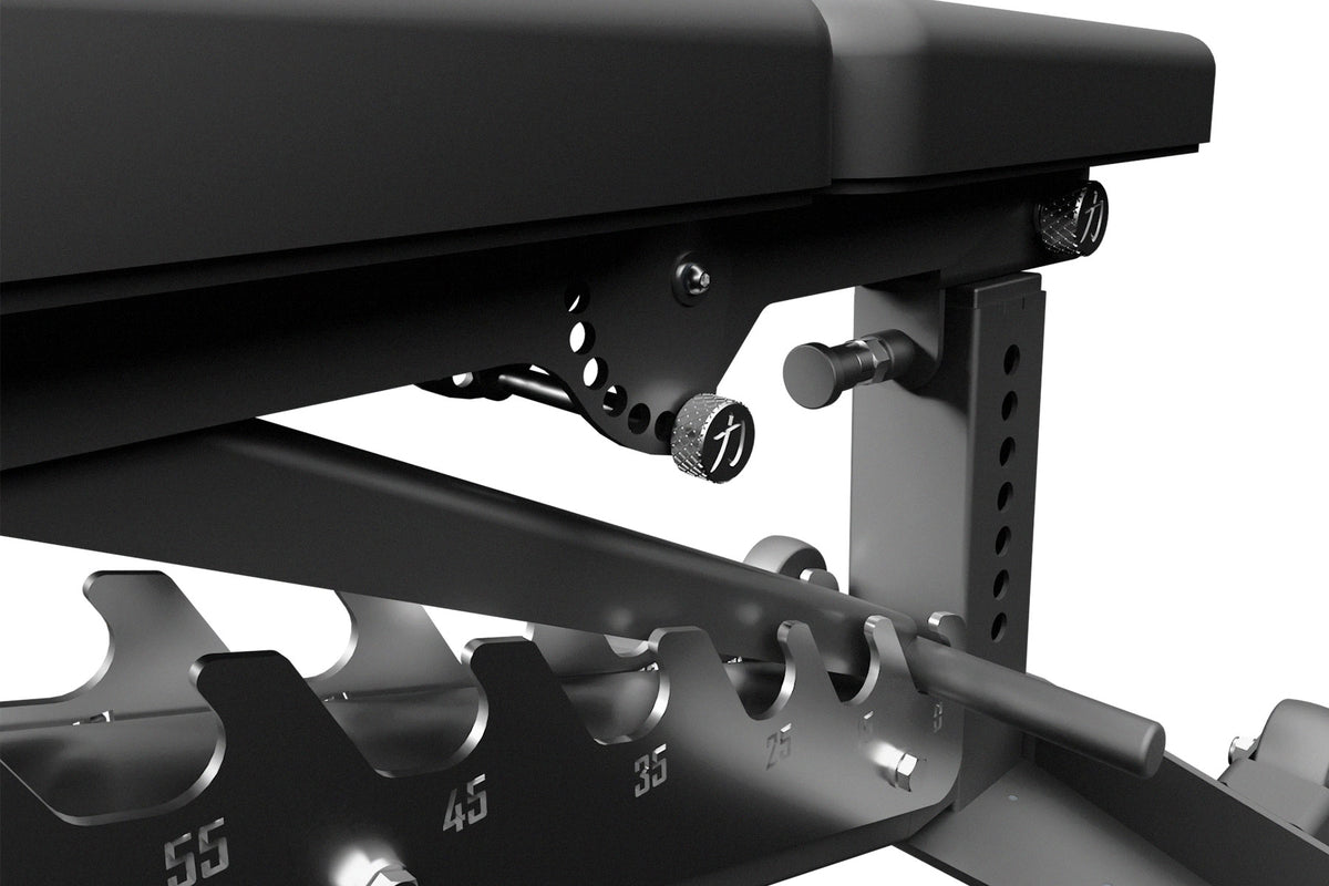 Riot FID Utility Bench 2.0 + Leg Roller | Adjustable Weight Bench Bundle