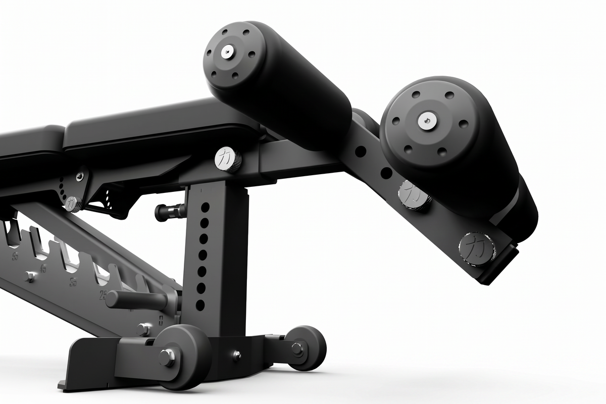 Riot FID Utility Bench 2.0 – Leg Roller | Decline Leg Holder Attachment