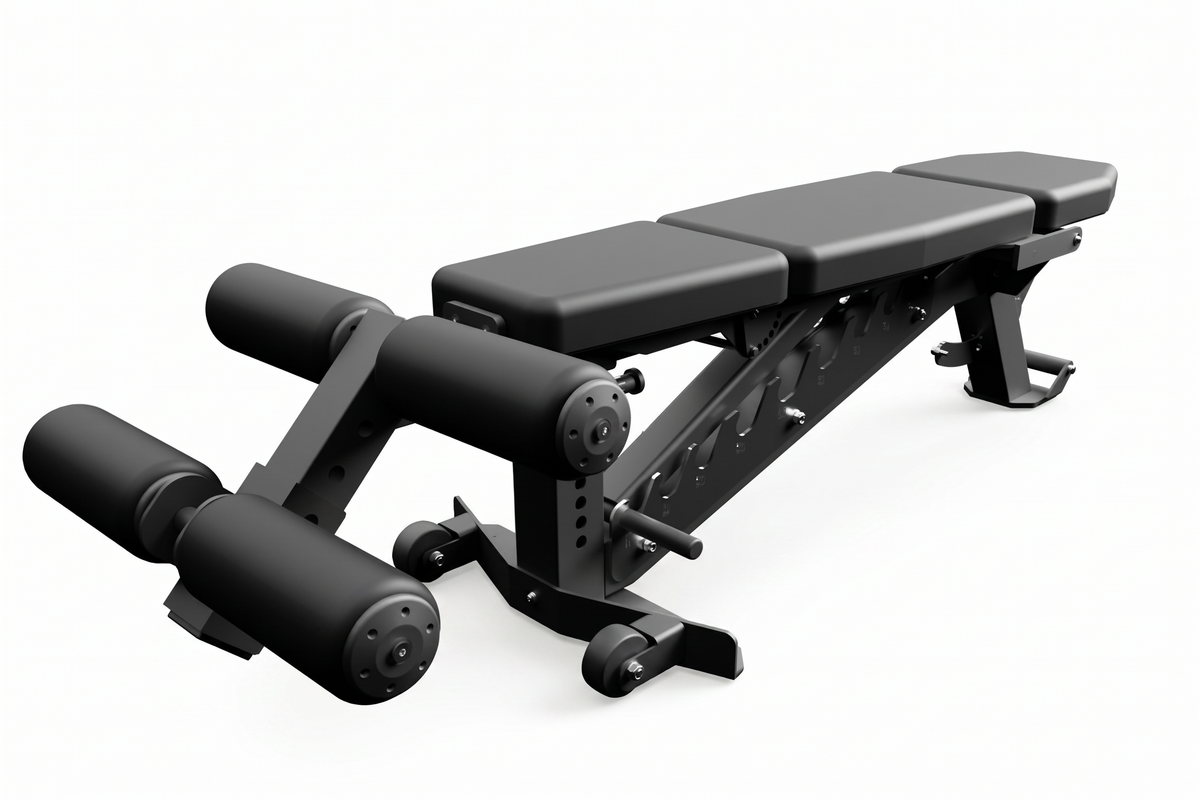 Riot FID Utility Bench 2.0 – Leg Roller | Decline Leg Holder Attachment