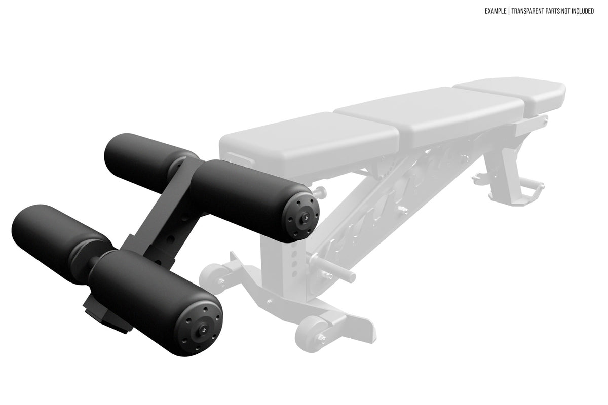 Riot FID Utility Bench 2.0 – Leg Roller | Decline Leg Holder Attachment