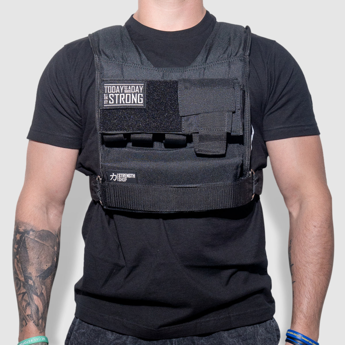 B-WARE Heavy Duty Weighted Vest Adjustable - 20KG - Strength Shop