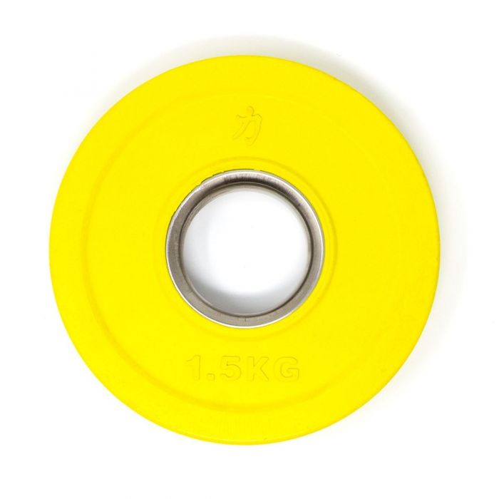 Rubber Coated Fractional Plate Set, Coloured - 15KG - Strength Shop