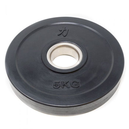 Rubber Coated Plates - Black, 1.25kg-5kg - Strength Shop