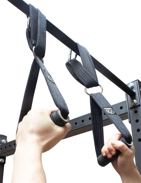 Cable Handles (Pair), Black, Multi-Purpose - Strength Shop