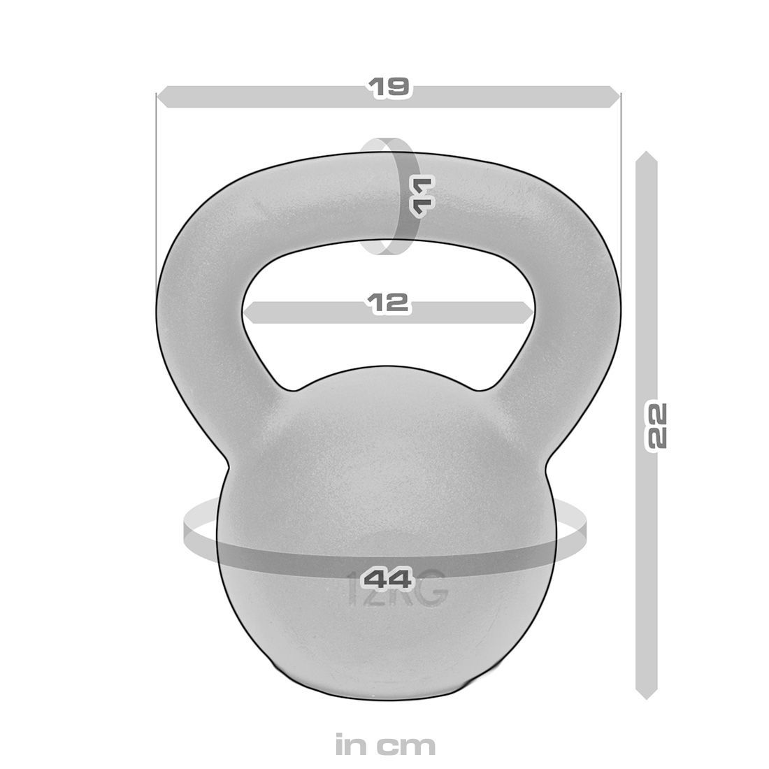 Strength Shop Cast Iron Kettlebells - Single Mould, Powder Coated, 4-64KG - Strength Shop