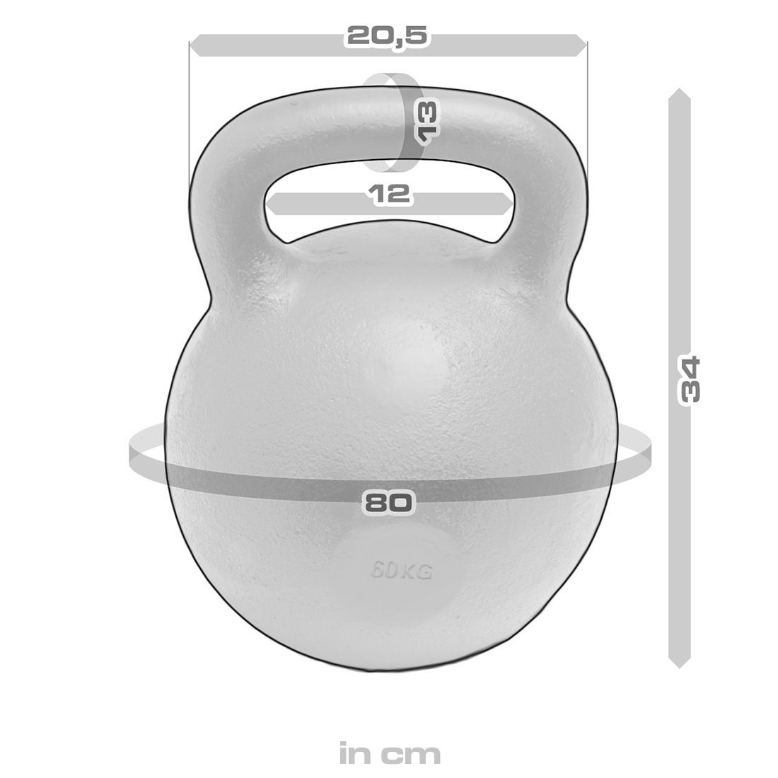 Strength Shop Cast Iron Kettlebells - Single Mould, Powder Coated, 4-64KG - Strength Shop