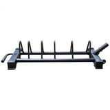 Bumper Plate Toast Rack – Horizontal Storage, Black - Strength Shop